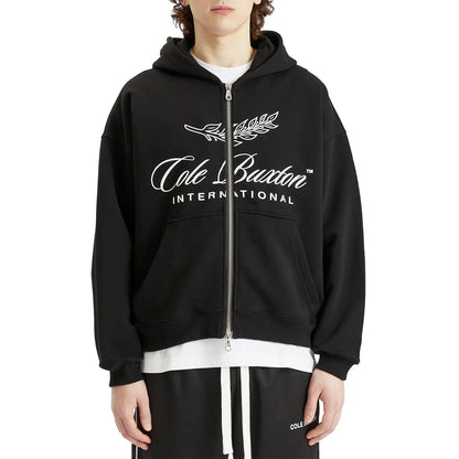 Cole Buxton International Black Zip-Up Hoodie