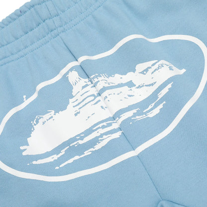 Corteiz Alcatraz Baby Blue Shorts