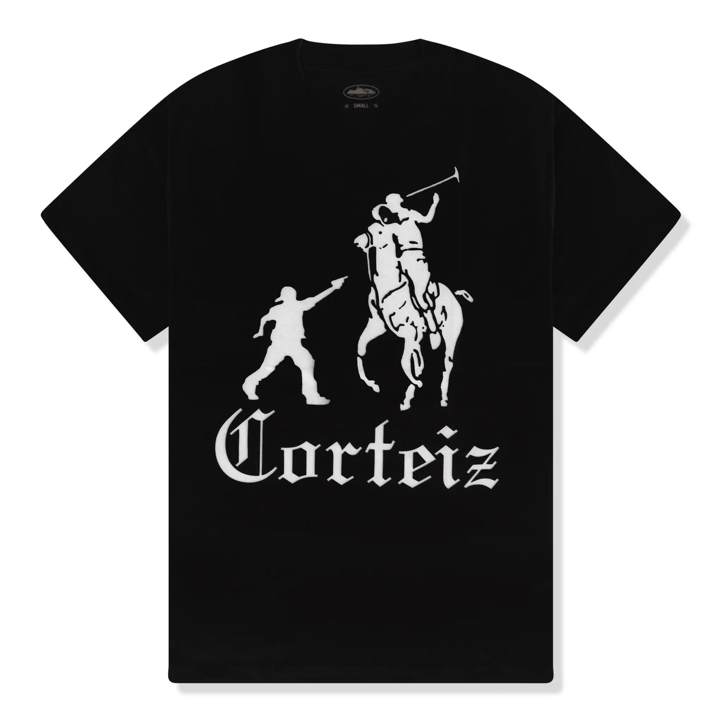 Corteiz Jack Boys Black White T Shirt