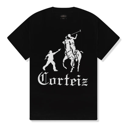 Corteiz Jack Boys Black White T Shirt