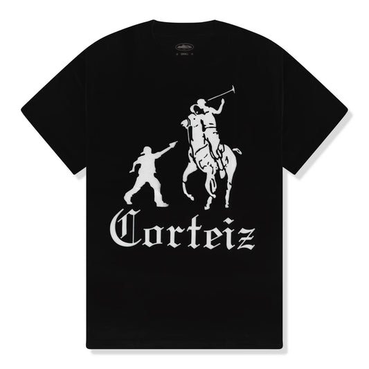 Corteiz Jack Boys Black White T Shirt