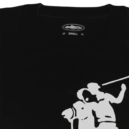 Corteiz Jack Boys Black White T Shirt