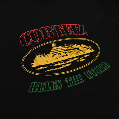 Corteiz OG Carni Alcatraz Black T Shirt