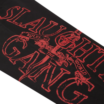 Corteiz x Slaughter Gang 21 Savage Black Sweatpants
