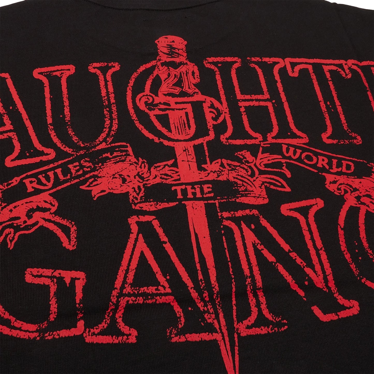 Corteiz x Slaughter Gang 21 Savage Black T Shirt