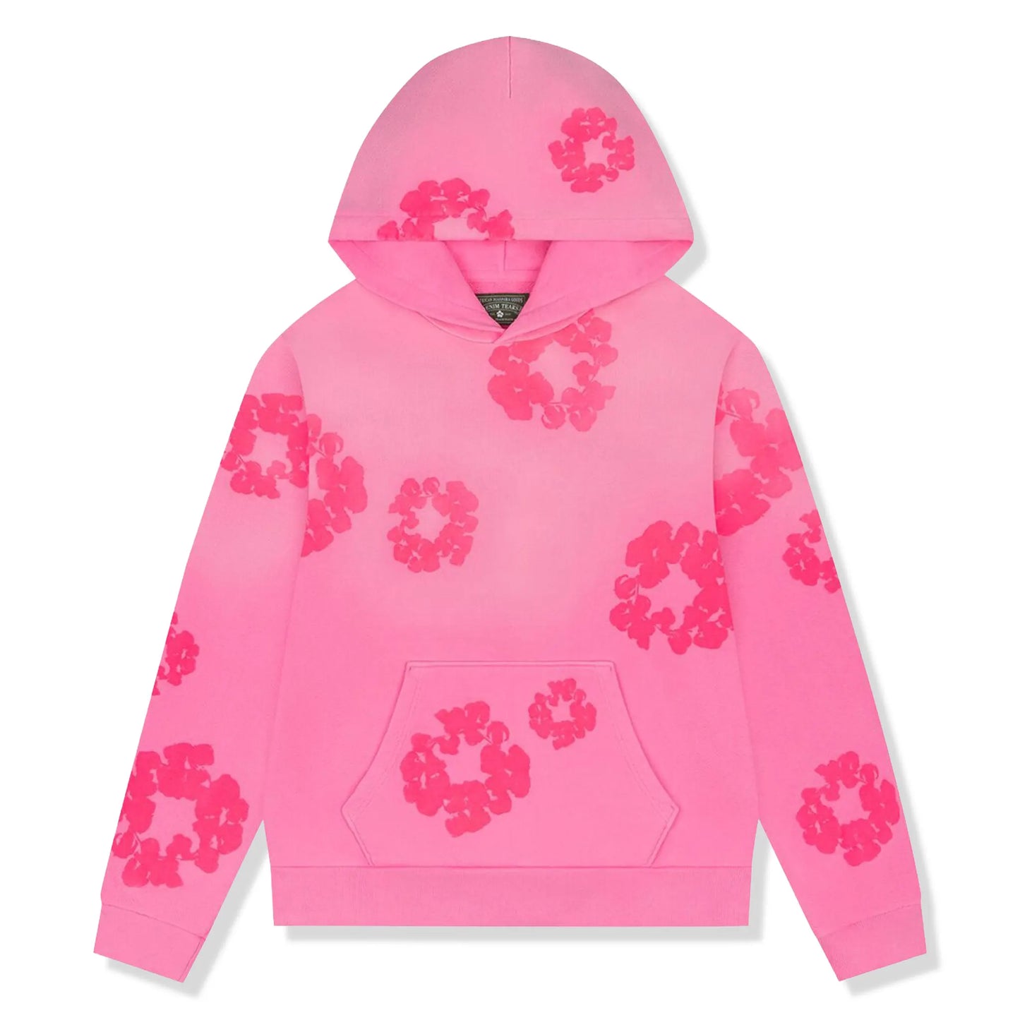 Denim Tears Cotton Wreath Pink Monochrome Hoodie