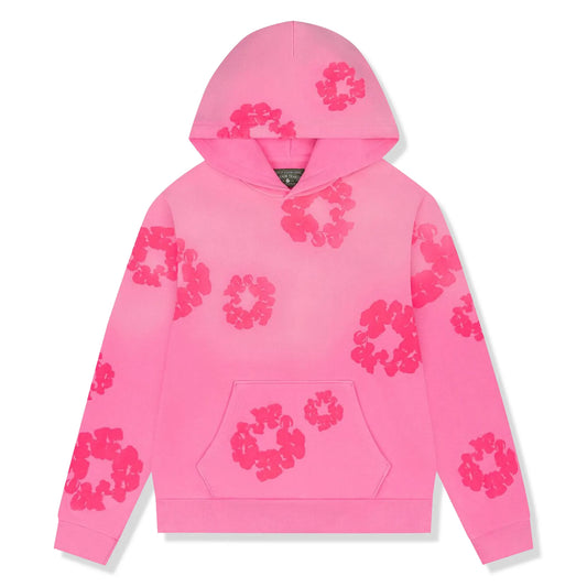Denim Tears Cotton Wreath Pink Monochrome Hoodie