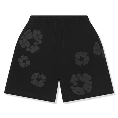 Denim Tears The Cotton Wreath Black Monochrome Shorts