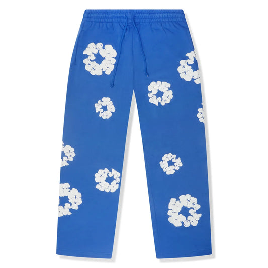 Denim Tears The Cotton Wreath Baggy Blue Sweatpants