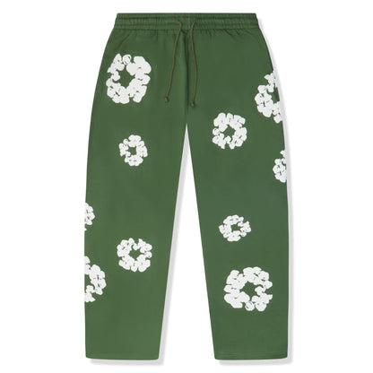 Denim Tears The Cotton Wreath Baggy Green Sweatpants