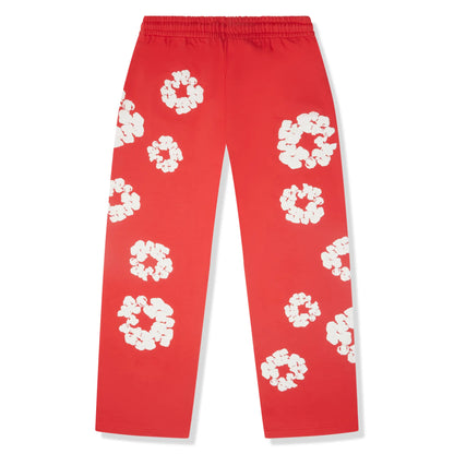 Denim Tears The Cotton Wreath Baggy Red Sweatpants
