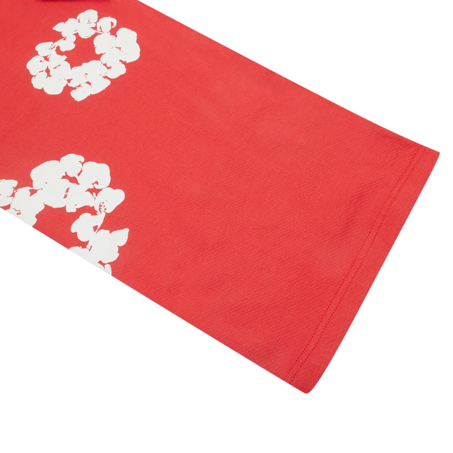 Denim Tears The Cotton Wreath Baggy Red Sweatpants