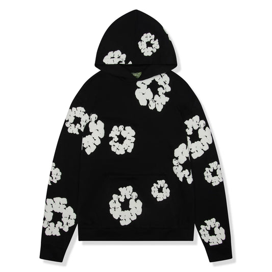Denim Tears The Cotton Wreath Black Hoodie
