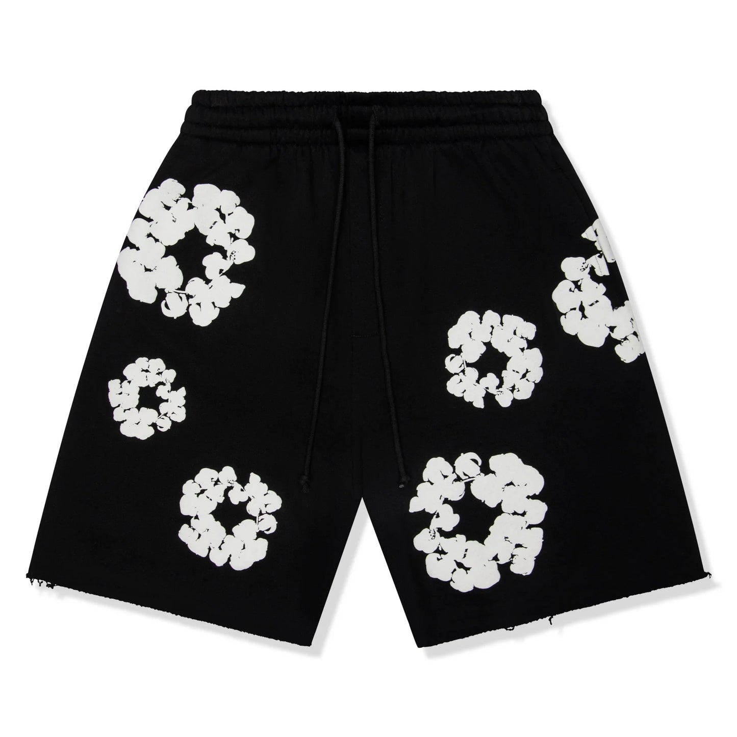 Denim Tears The Cotton Wreath Black Shorts