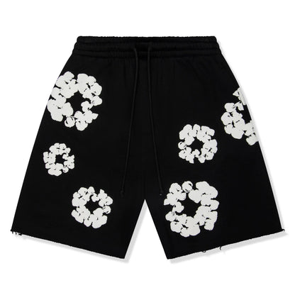 Denim Tears The Cotton Wreath Black Shorts