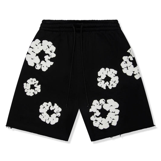 Denim Tears The Cotton Wreath Black Shorts