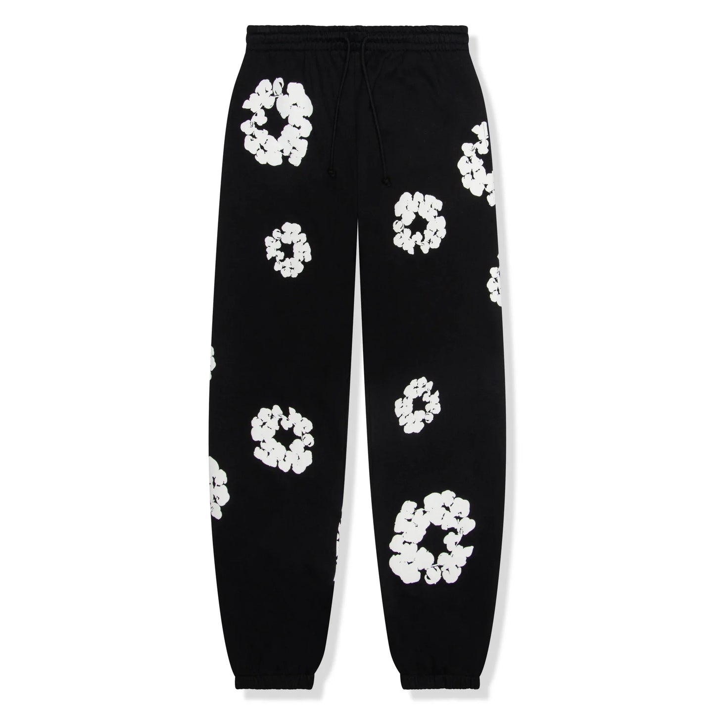 Denim Tears The Cotton Wreath Black Sweatpants