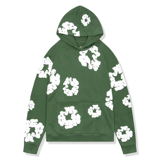 Denim Tears The Cotton Wreath Green Hoodie