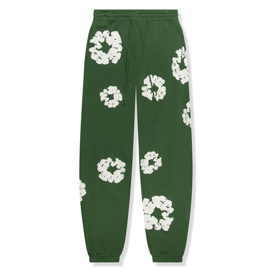 Denim Tears The Cotton Wreath Green Sweatpants