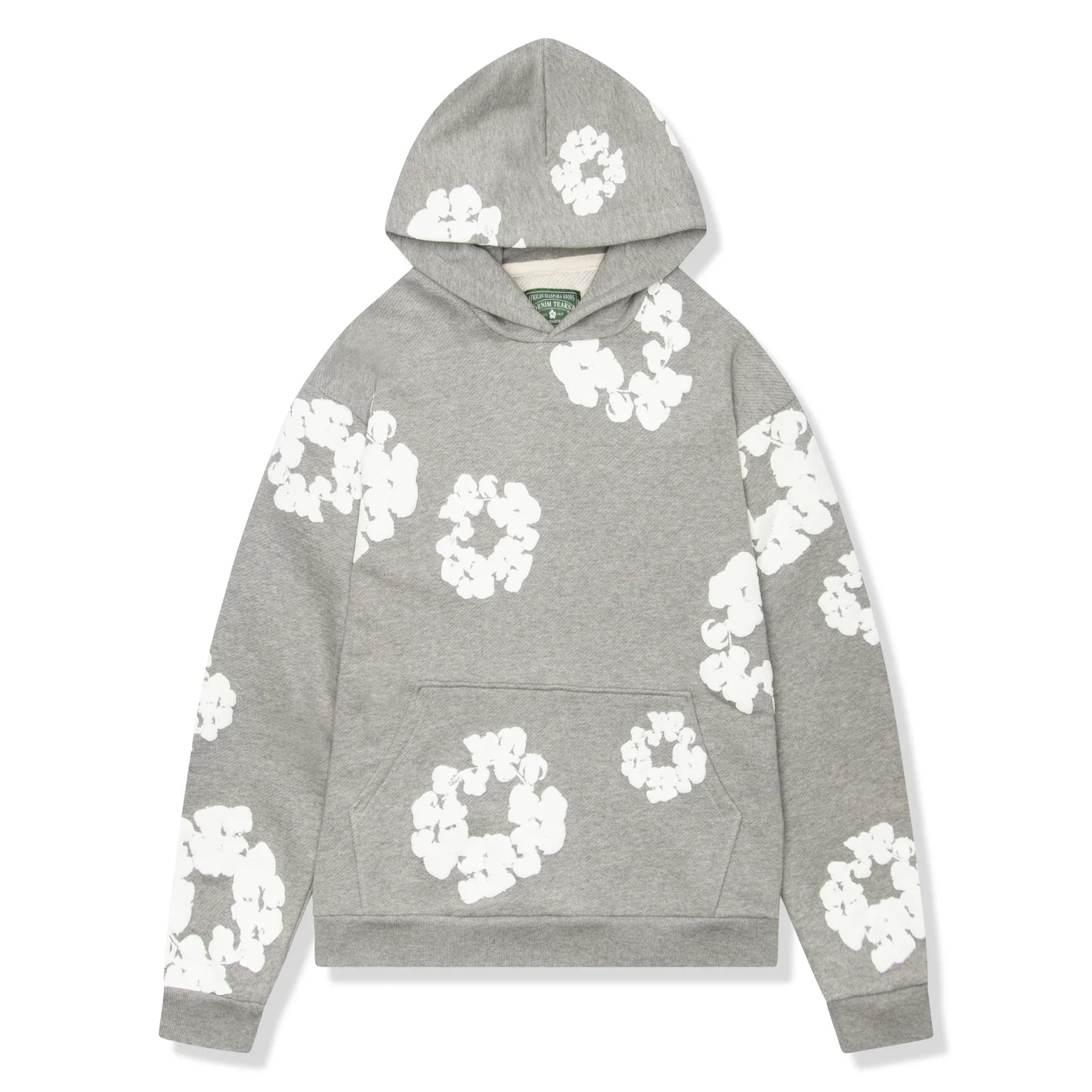 Denim Tears The Cotton Wreath Grey Hoodie