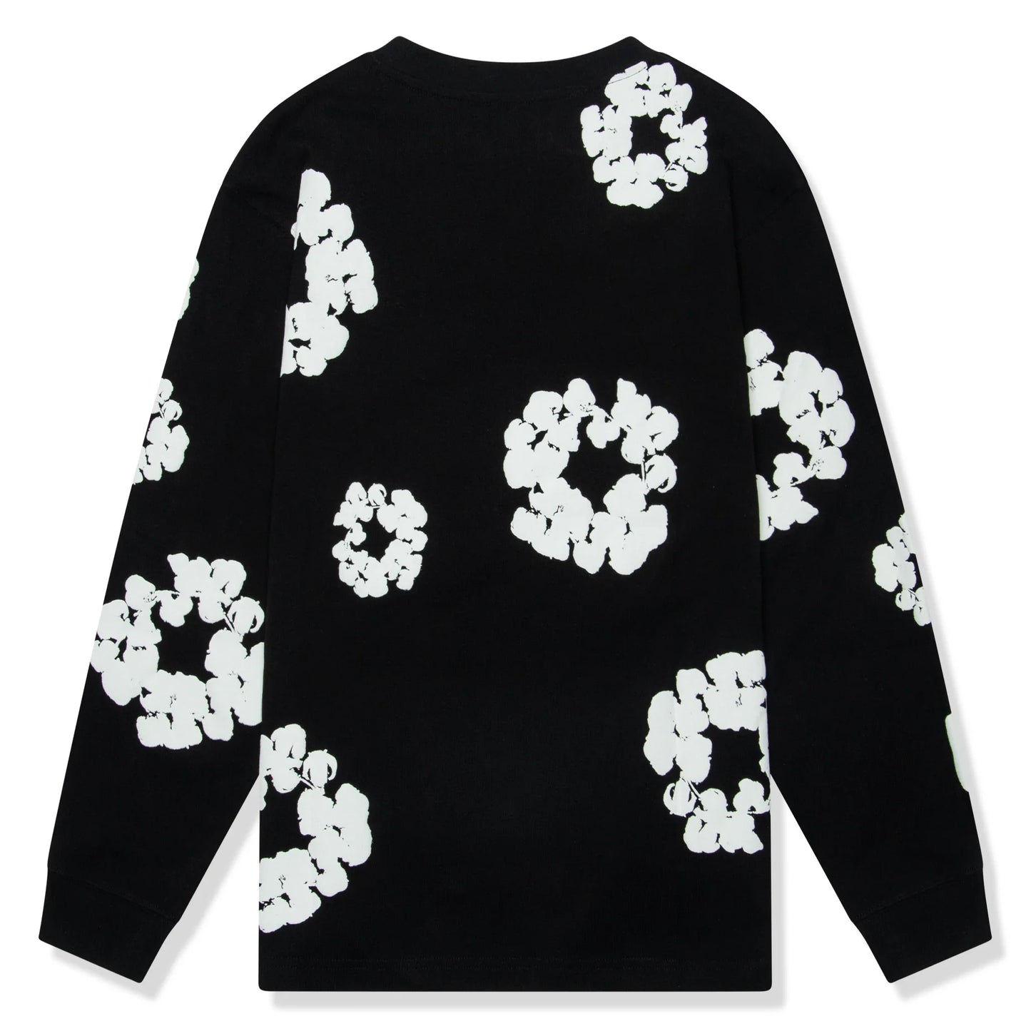 Denim Tears The Cotton Wreath Long-Sleeve Black T Shirt