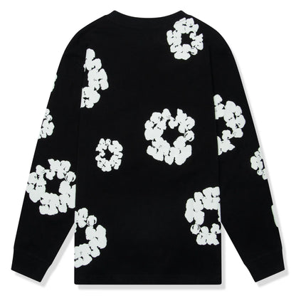 Denim Tears The Cotton Wreath Long-Sleeve Black T Shirt