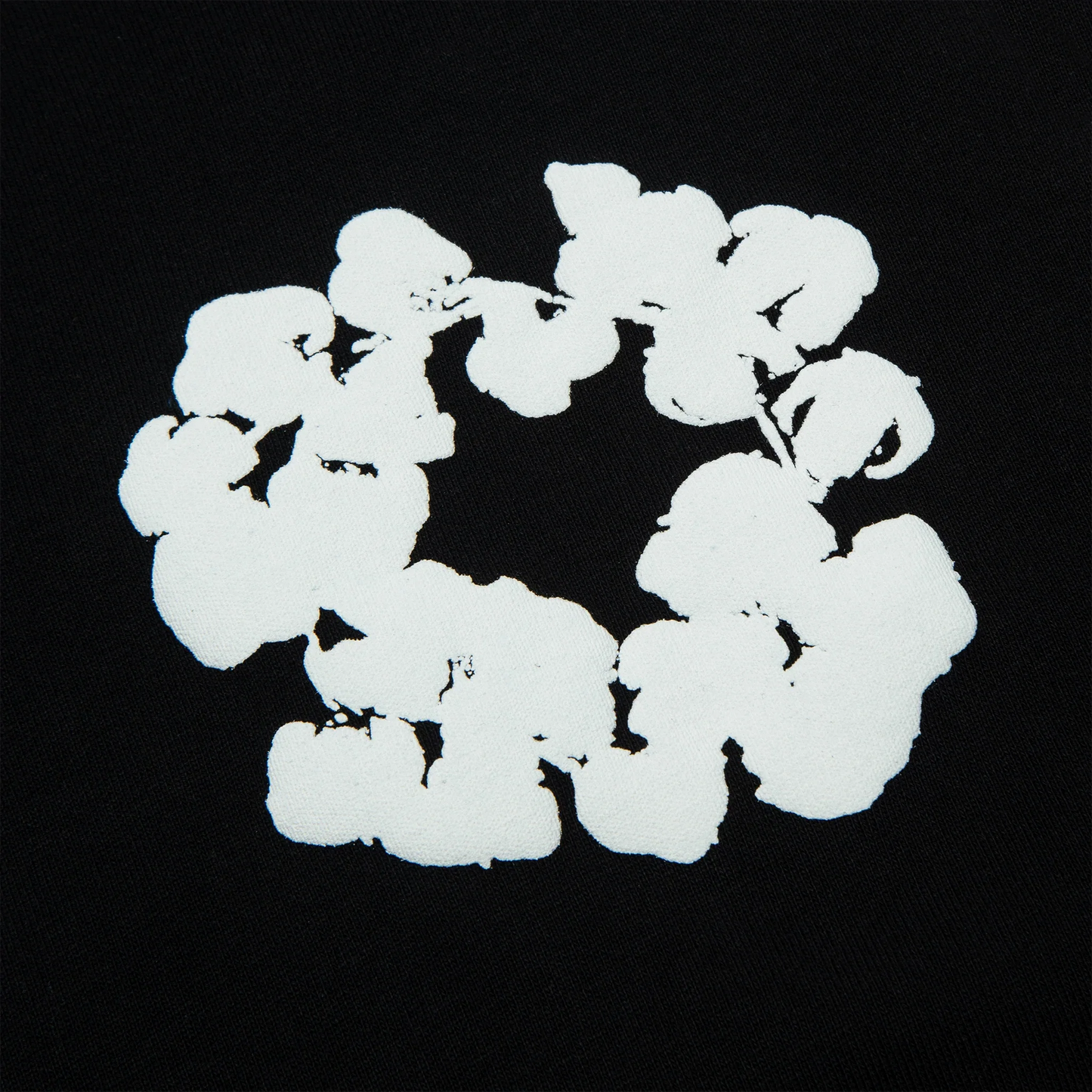 Denim Tears The Cotton Wreath Long-Sleeve Black T Shirt