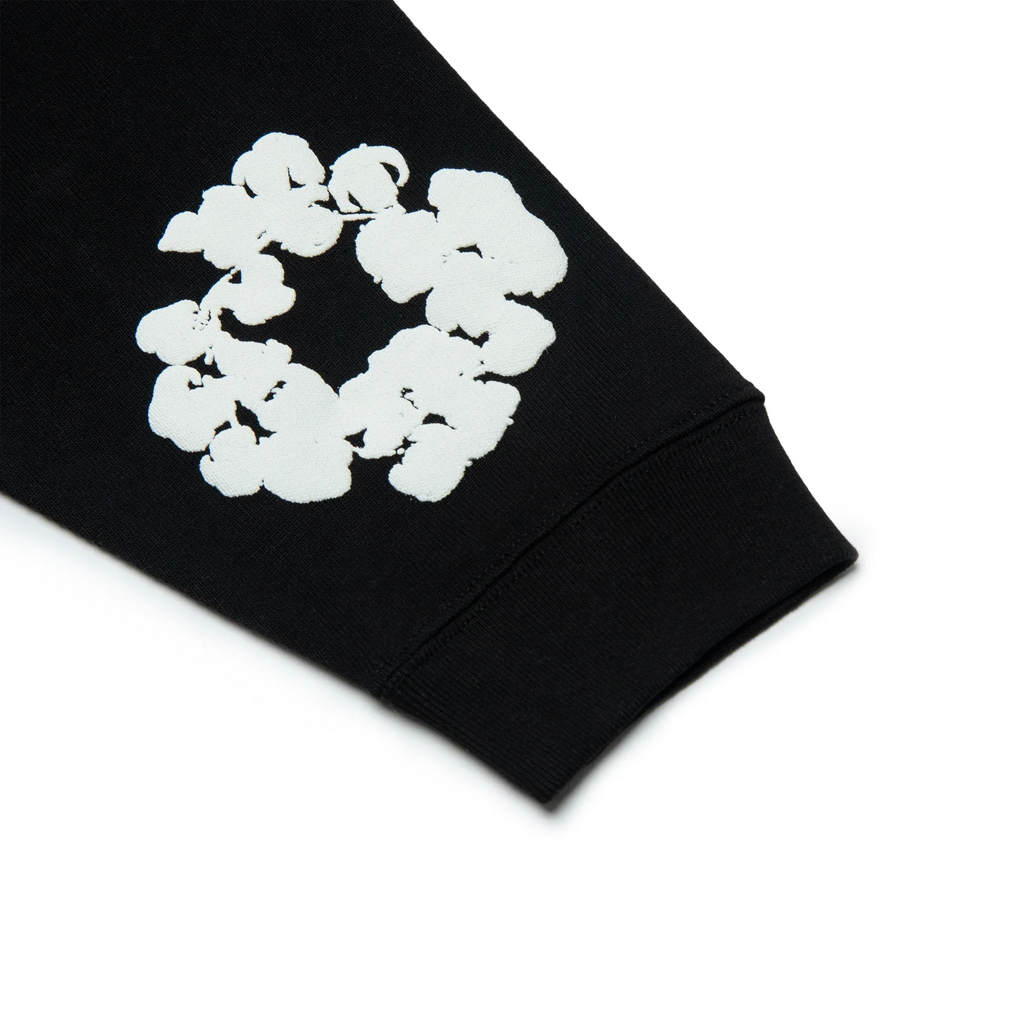 Denim Tears The Cotton Wreath Long-Sleeve Black T Shirt