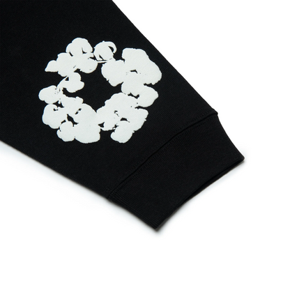 Denim Tears The Cotton Wreath Long-Sleeve Black T Shirt