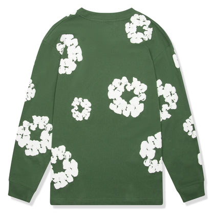 Denim Tears The Cotton Wreath Long-Sleeve Green T Shirt