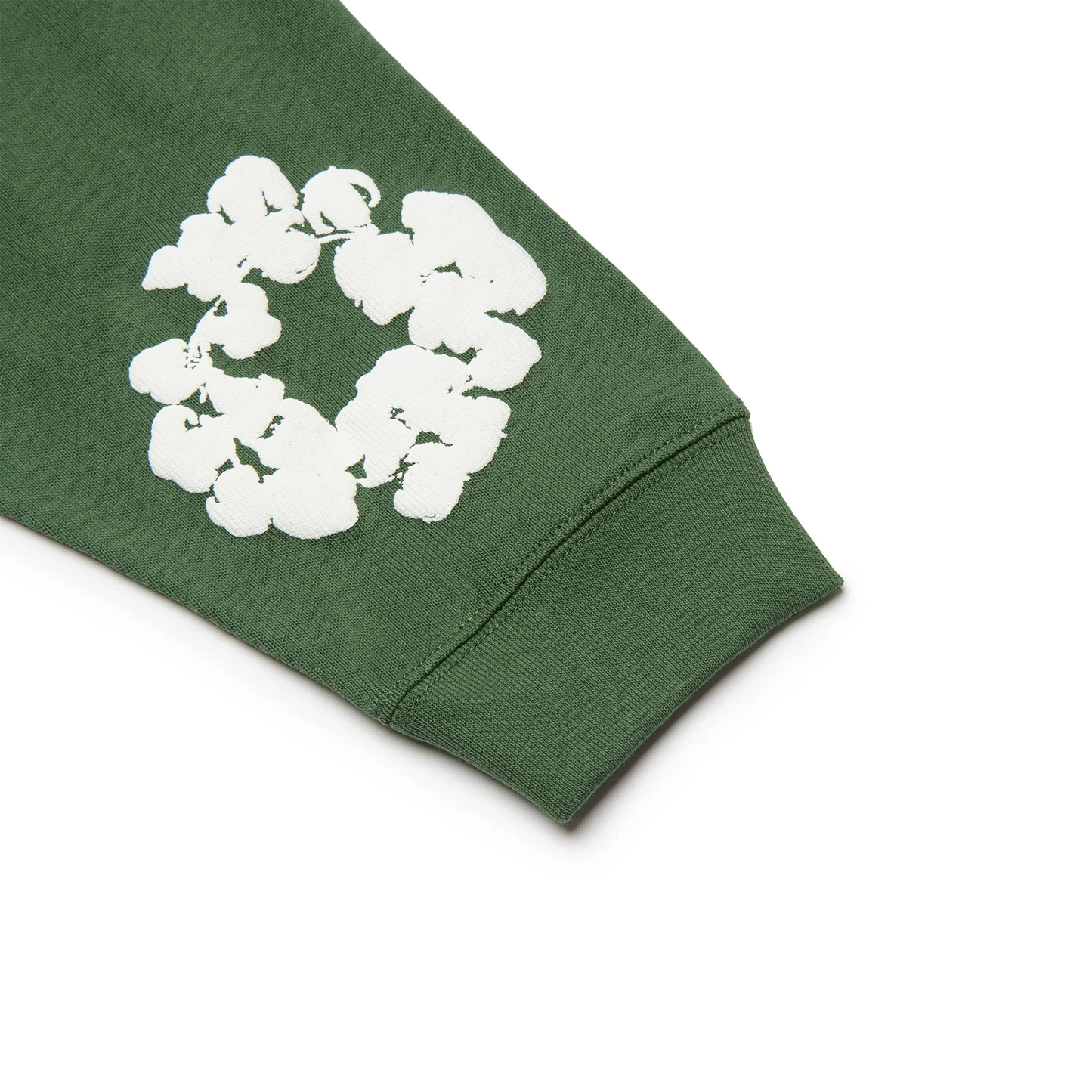 Denim Tears The Cotton Wreath Long-Sleeve Green T Shirt