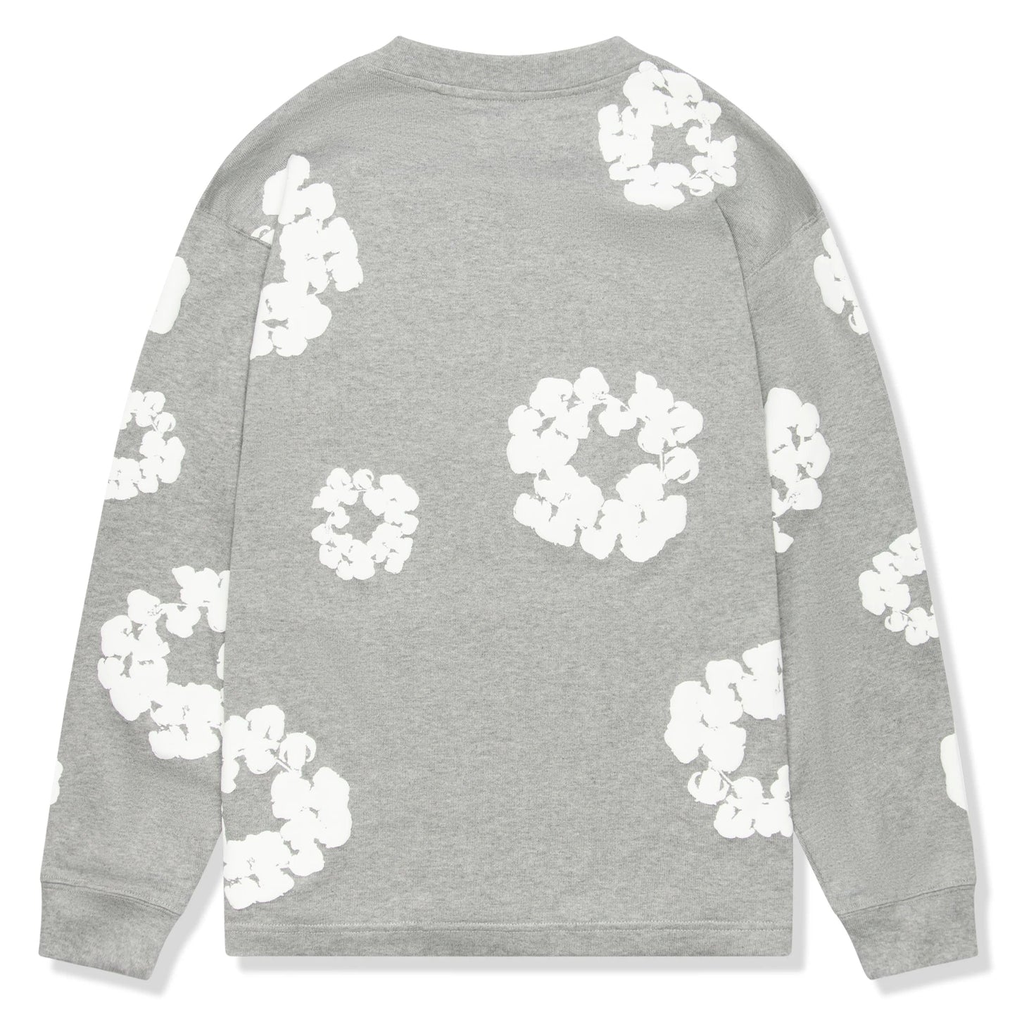 Denim Tears The Cotton Wreath Long-Sleeve Grey T Shirt