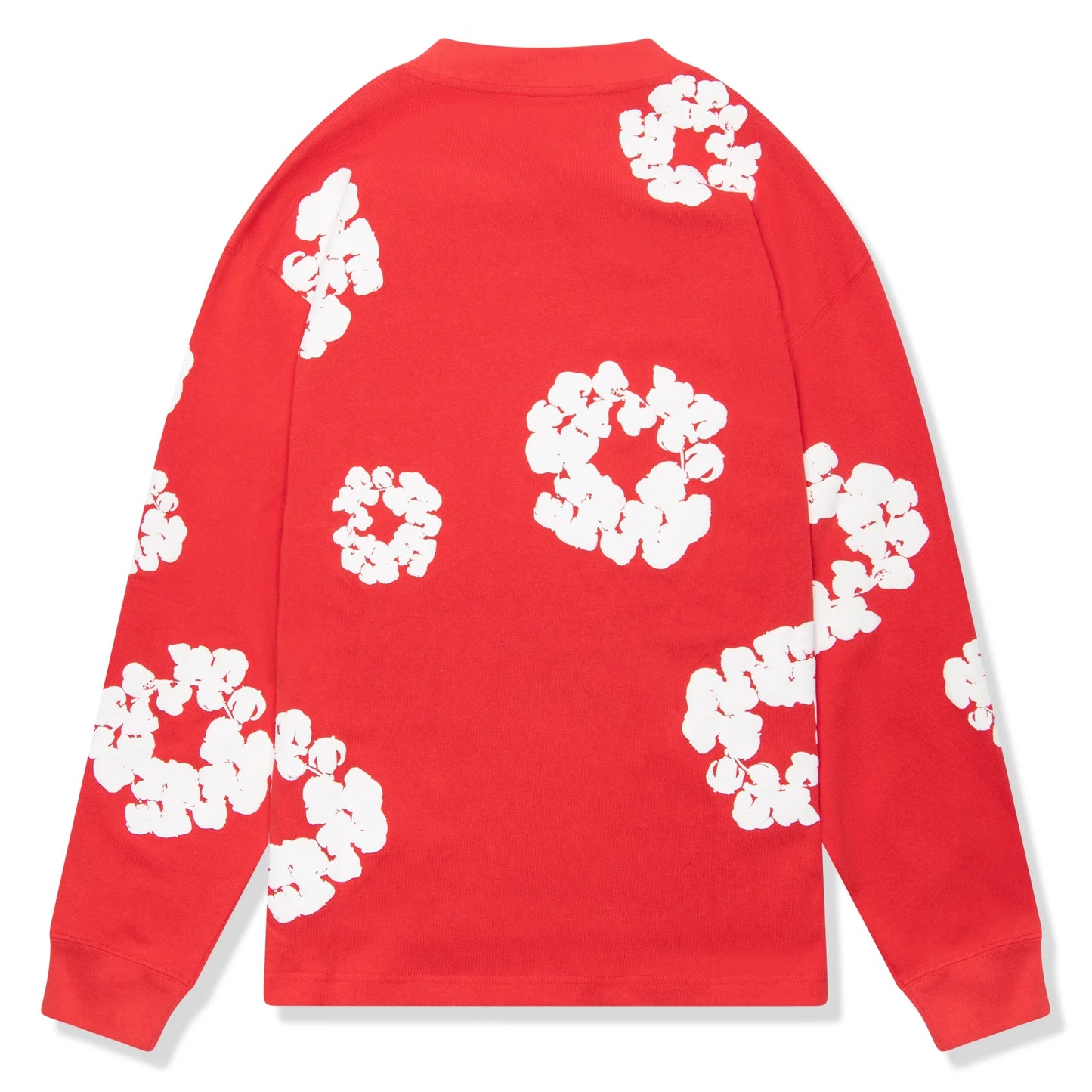 Denim Tears The Cotton Wreath Long-Sleeve Red T Shirt