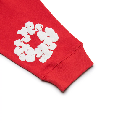 Denim Tears The Cotton Wreath Long-Sleeve Red T Shirt