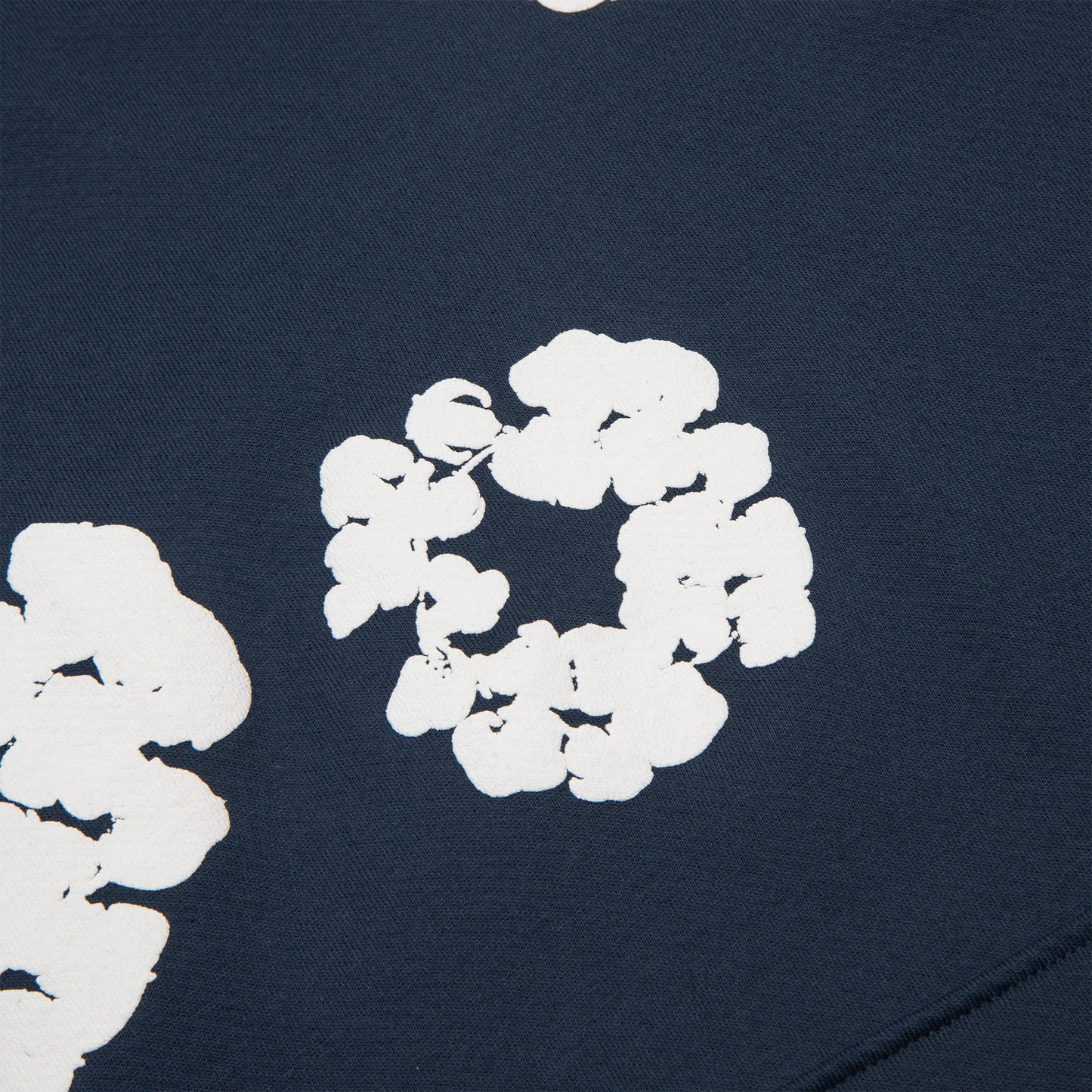 Denim Tears The Cotton Wreath Navy Hoodie