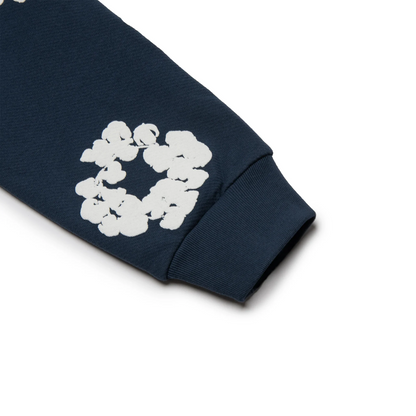 Denim Tears The Cotton Wreath Navy Hoodie