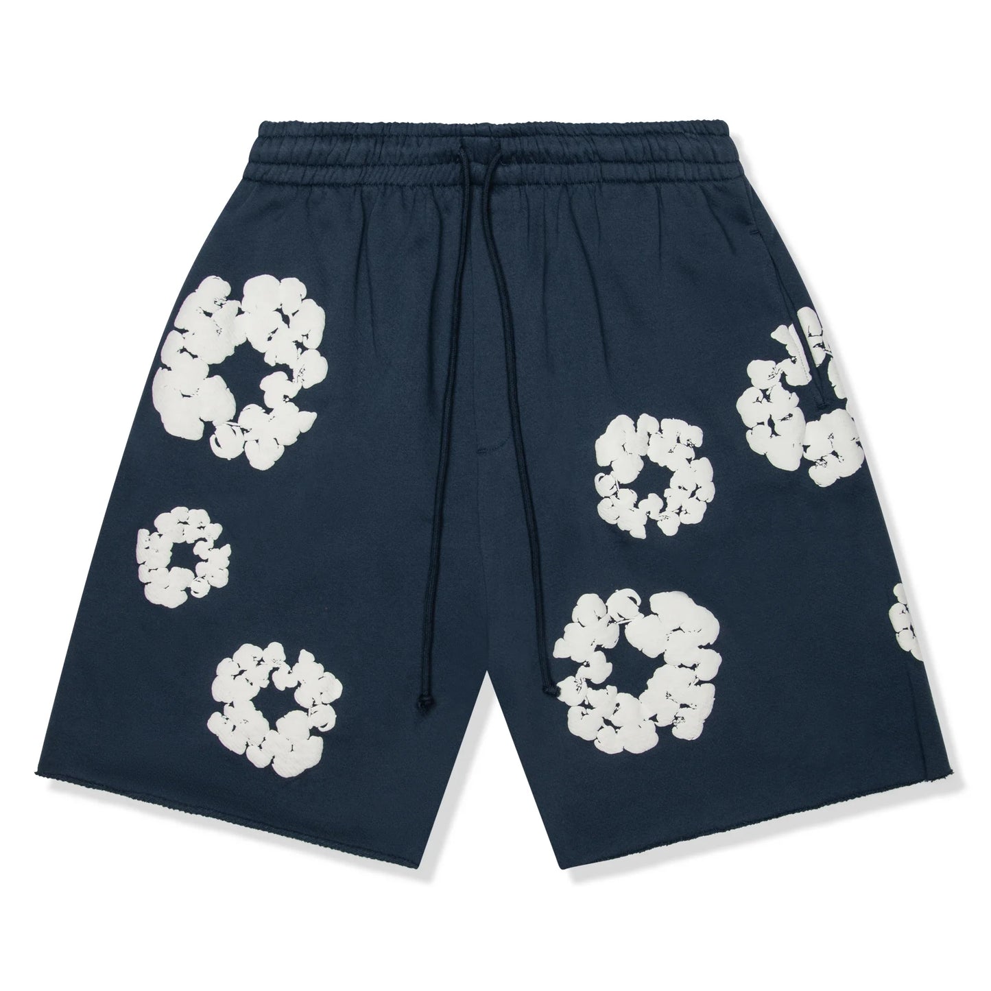 Denim Tears The Cotton Wreath Navy Shorts