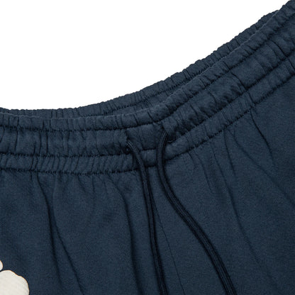 Denim Tears The Cotton Wreath Navy Shorts