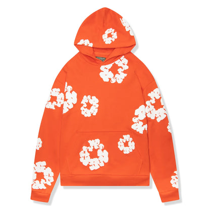 Denim Tears The Cotton Wreath Orange Hoodie