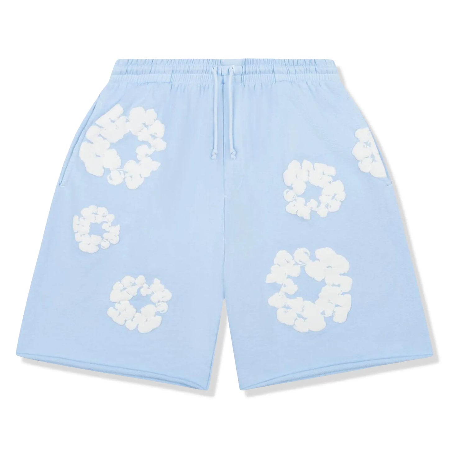 Denim Tears The Cotton Wreath Powder Blue Shorts