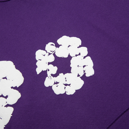 Denim Tears The Cotton Wreath Purple Hoodie