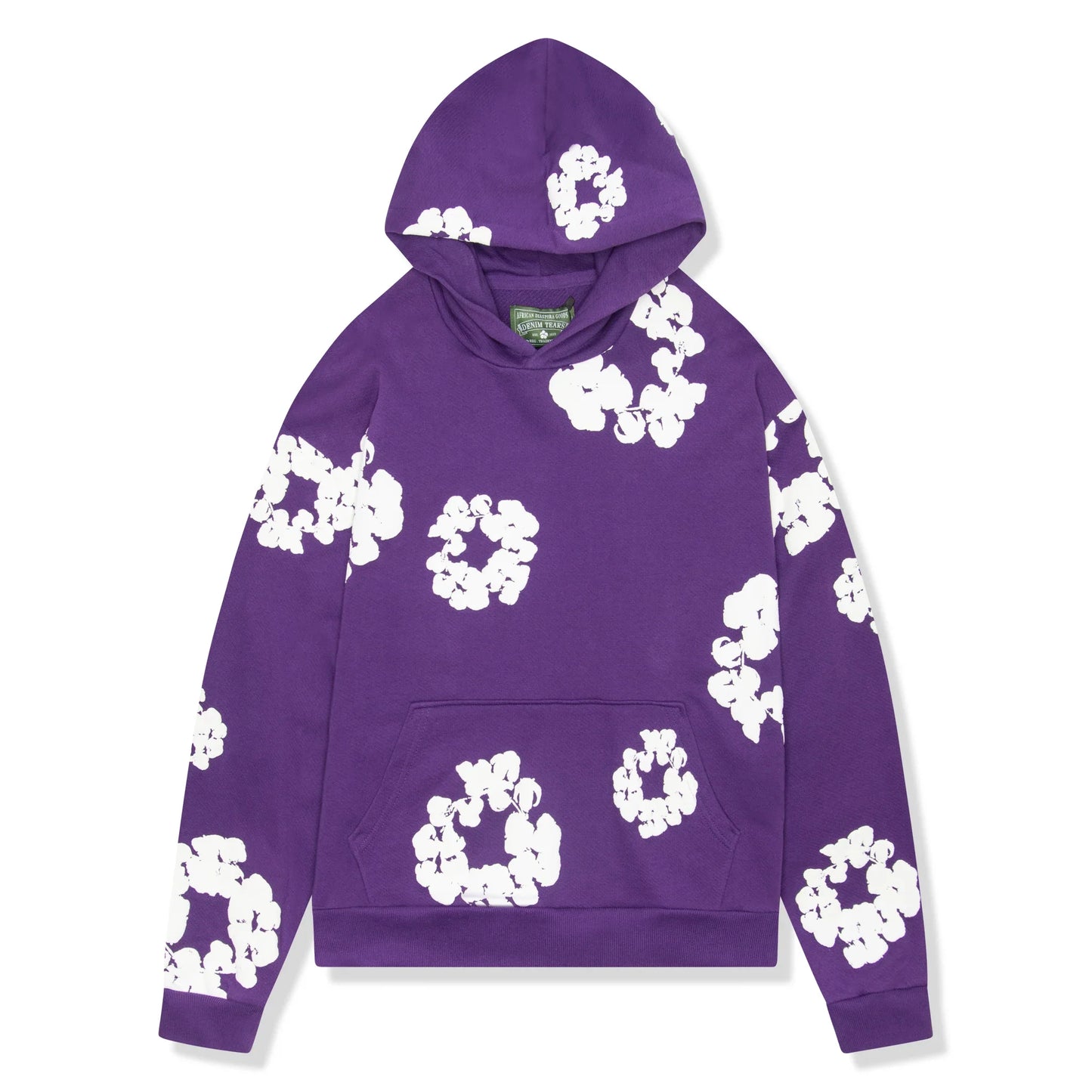 Denim Tears The Cotton Wreath Purple Hoodie