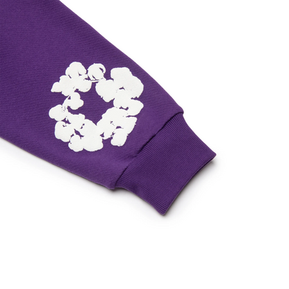 Denim Tears The Cotton Wreath Purple Hoodie