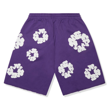 Denim Tears The Cotton Wreath Purple Shorts