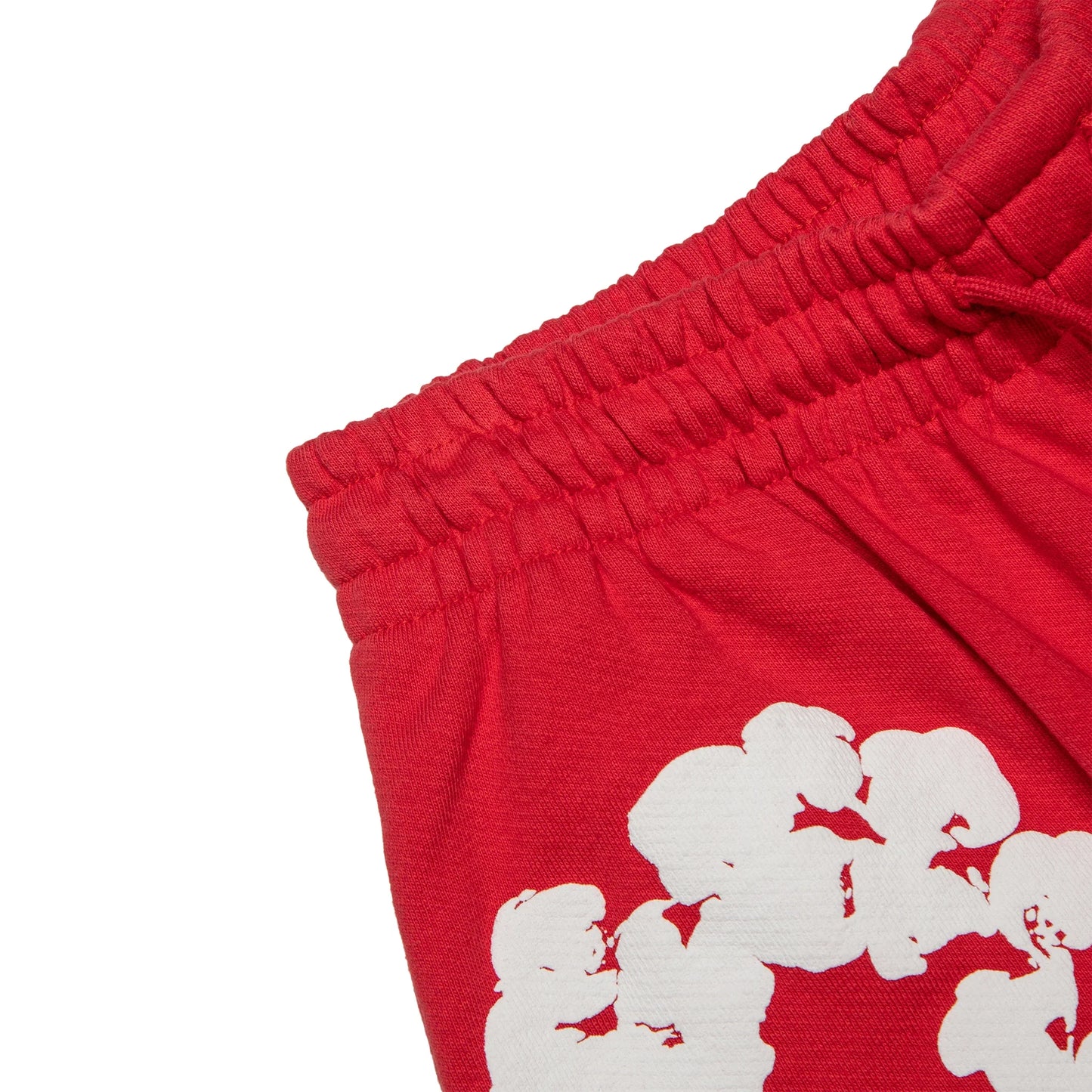 Denim Tears The Cotton Wreath Red Shorts