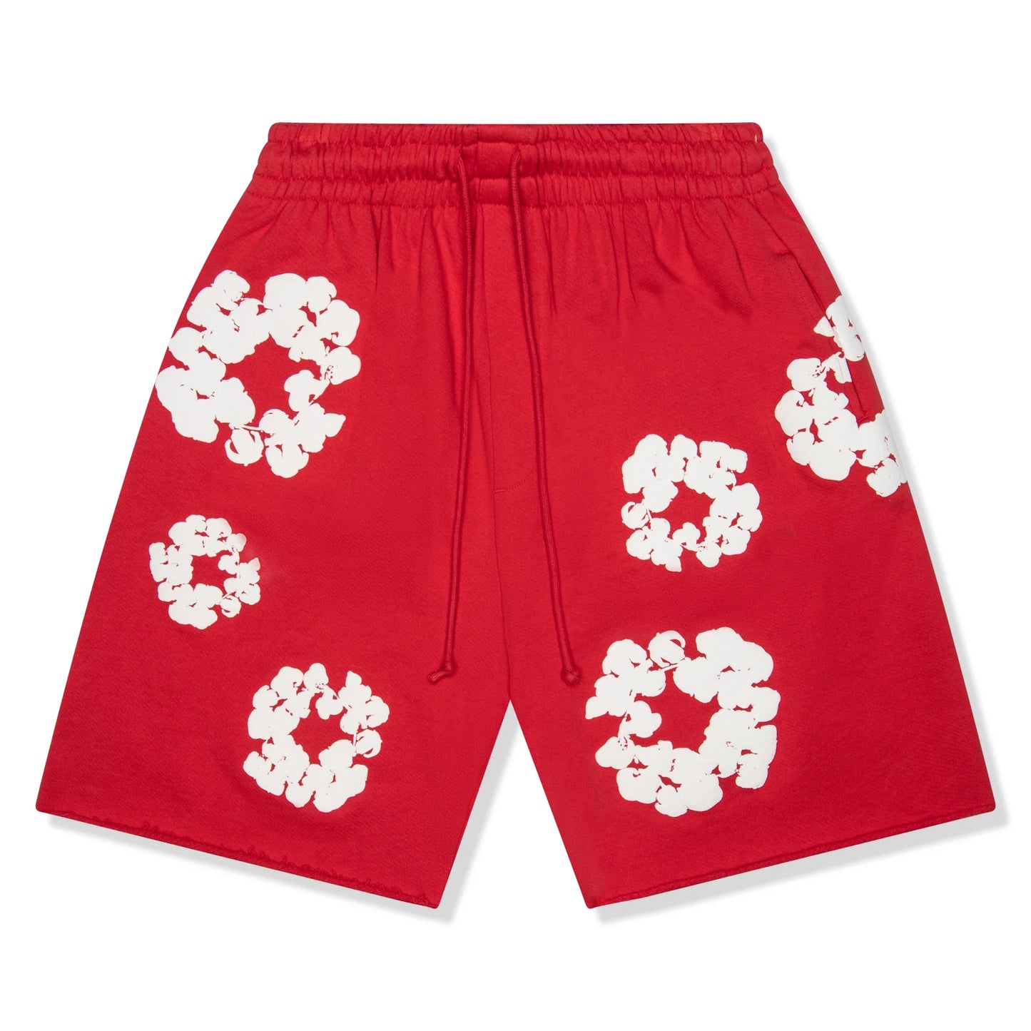 Denim Tears The Cotton Wreath Red Shorts