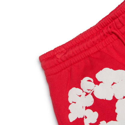 Denim Tears The Cotton Wreath Red Sweatpants
