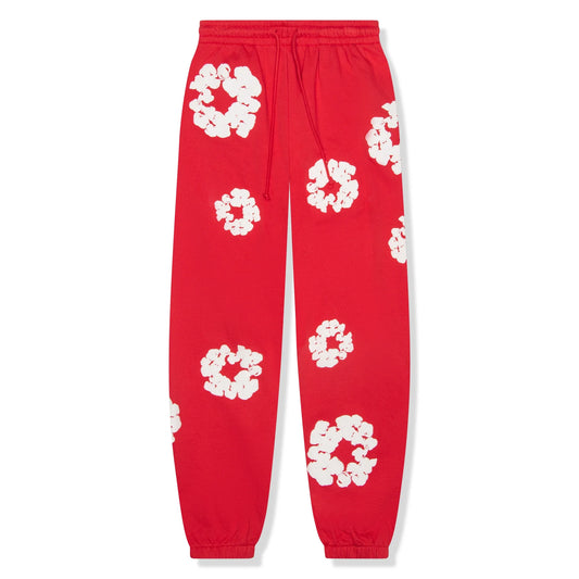 Denim Tears The Cotton Wreath Red Sweatpants