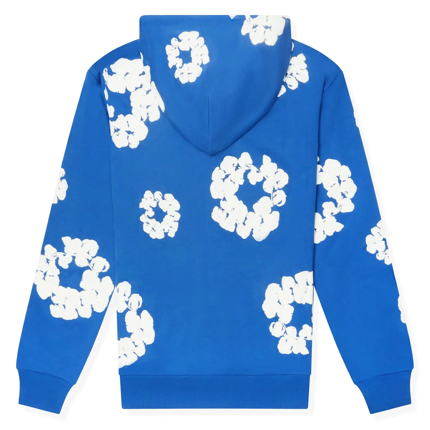 Denim Tears The Cotton Wreath Zip-Up Blue Hoodie