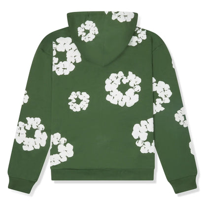 Denim Tears The Cotton Wreath Zip-Up Green Hoodie